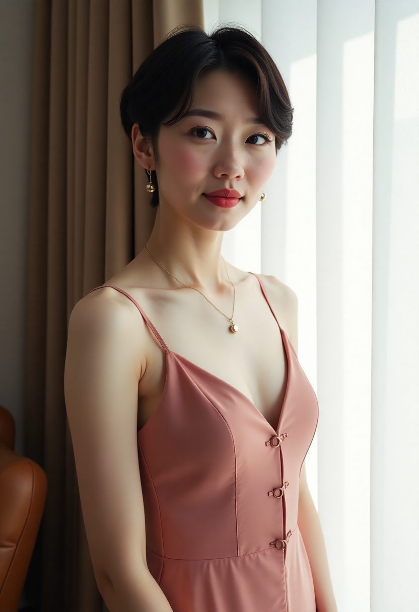 初婚中两人共进晚餐的剧照